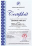 certifikát ISO 14001