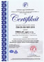 certifikát ISO 9001